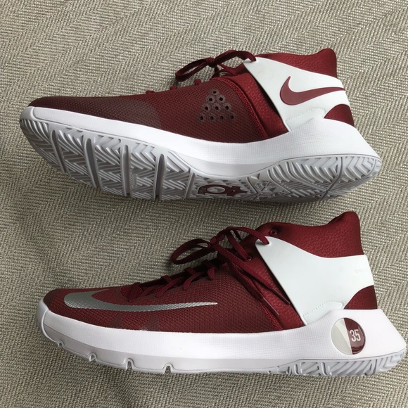 Nike KD Trey5 IV Maroon Basketball Shoes Size 16.5 - Picture 4 of 8